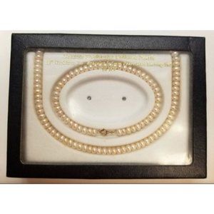 10kt Freshwater Cultured Pearl Set